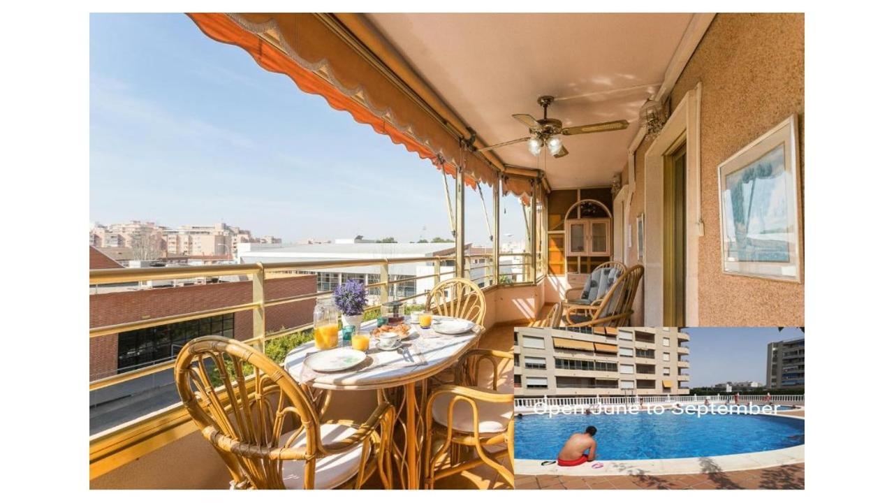 Playa 500M Y Centro Pueblo 600M, Piscina, 4 Clim, 2 Parkings Apartment Санта Пола Екстериор снимка